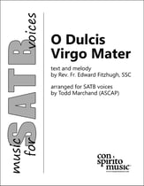 O Dulcis Virgo Mater SATB choral sheet music cover